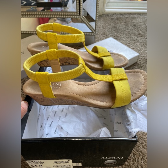 Alfani Women's Step 'N Flex Voyage Wedge Sandals, Macy's Espadrilles Sz 5.5 - Picture 9 of 12